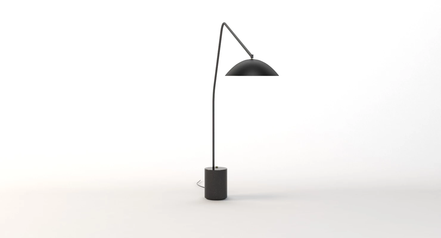 Sten Floor Lamp By Norm Architects 3D Model_010