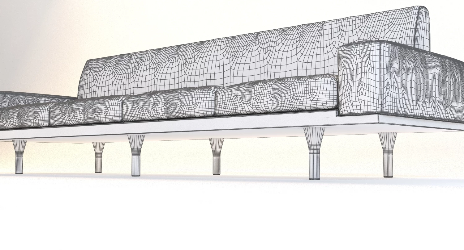 The Australia Sofa Four Seater 3D Model_09
