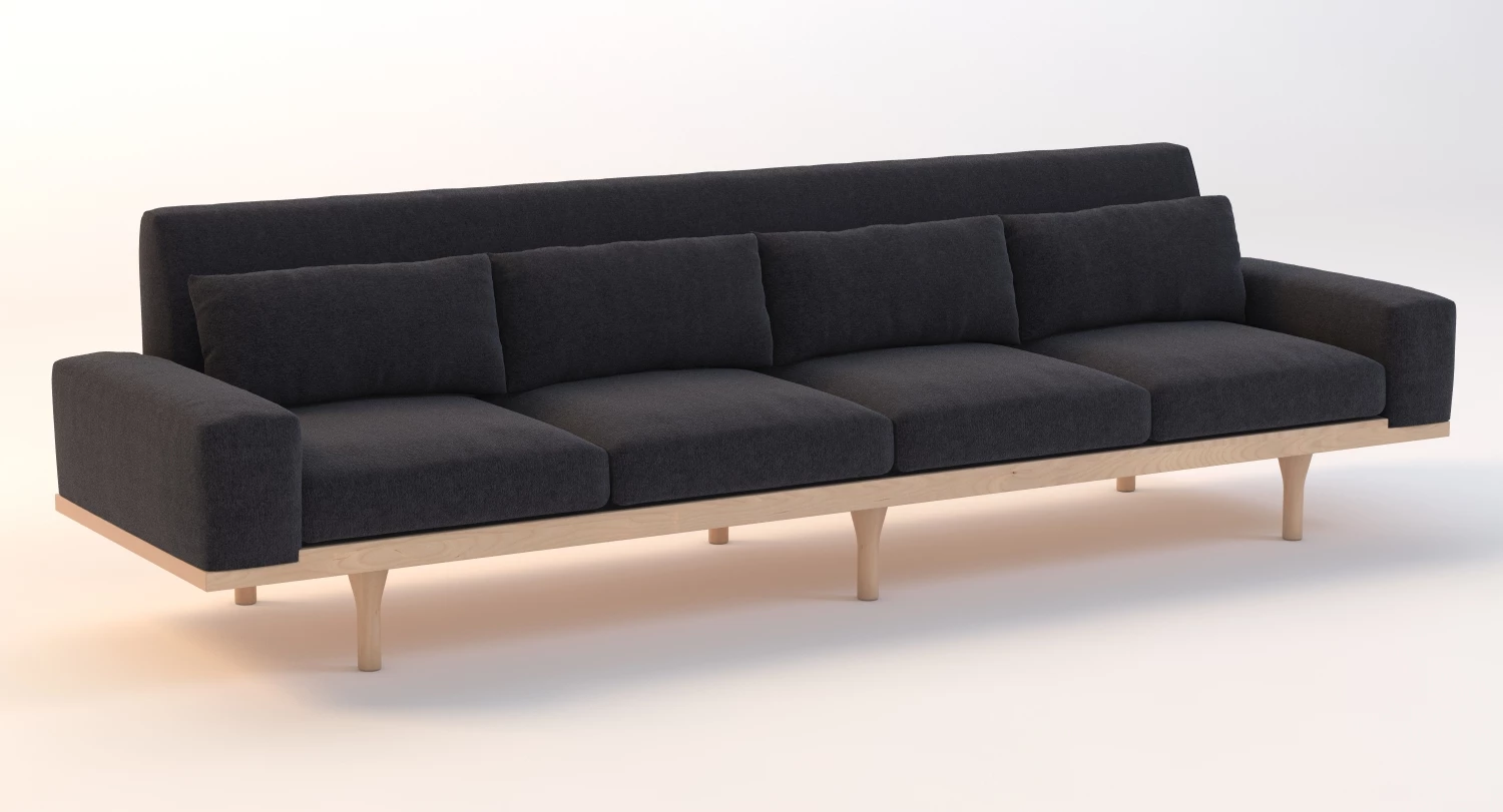 The Australia Sofa Four Seater 3D Model_012