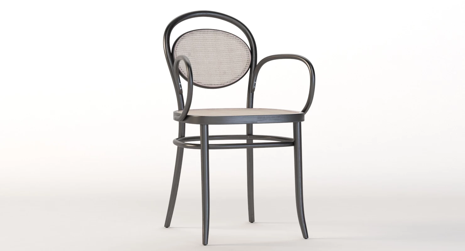 Ton Armchair 20 Bentwood Restaurant Armchair 3D Model_08