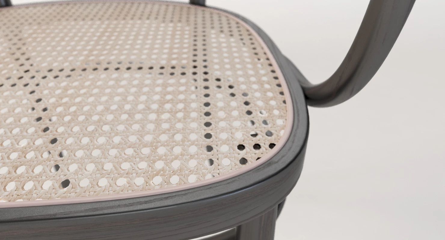 Ton Armchair 20 Bentwood Restaurant Armchair 3D Model_03