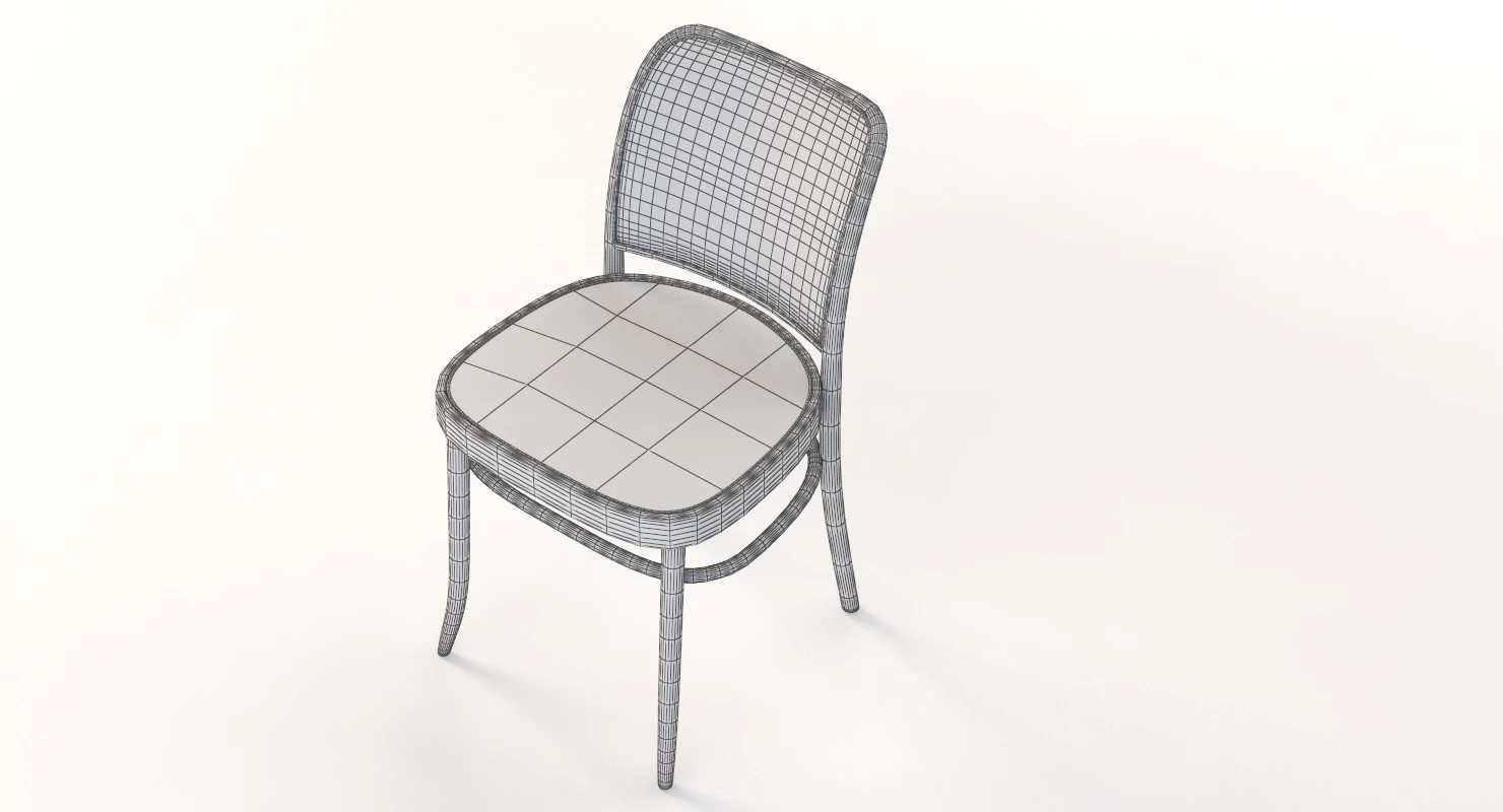 TON N811 Cafe Chair by Josef Frank 3D Model_06