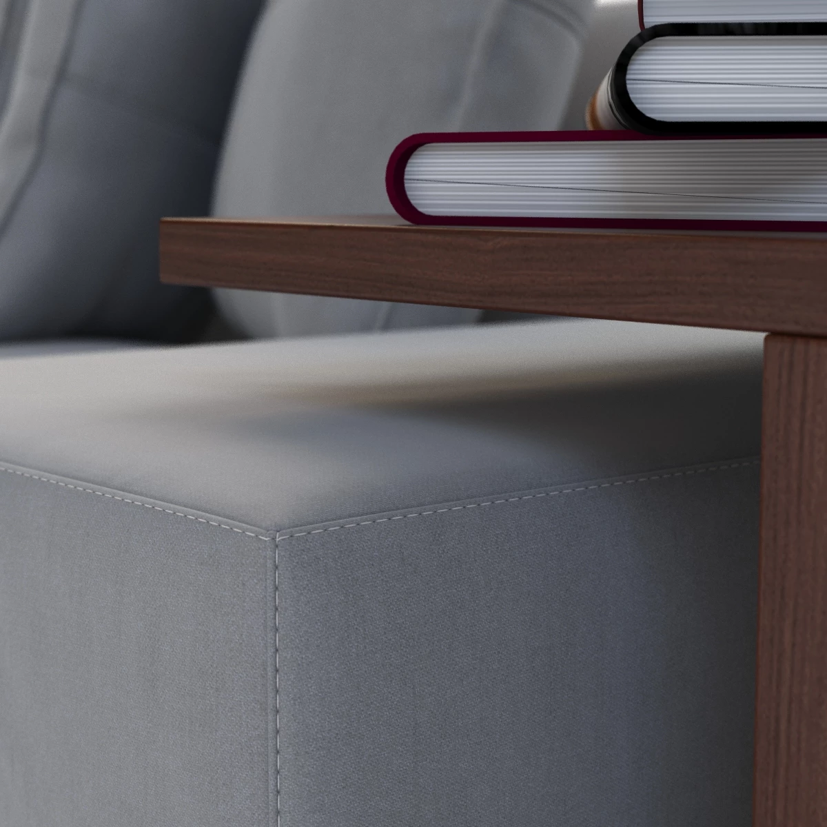 Tre Sofa With Books 3D Model_016