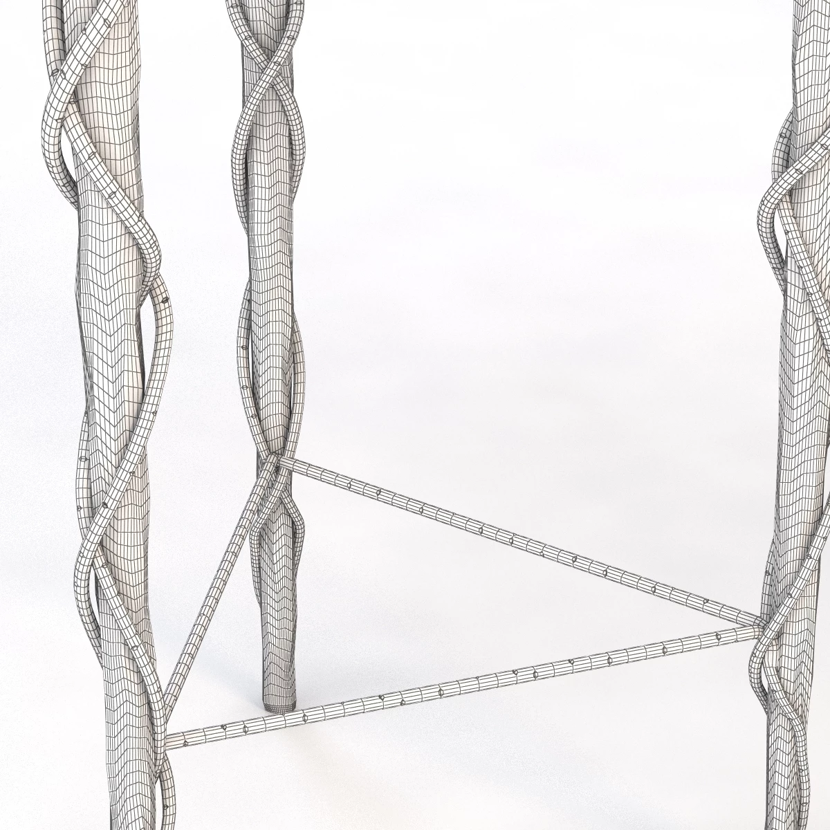 Trois Lily Pad Table 3D Model_06