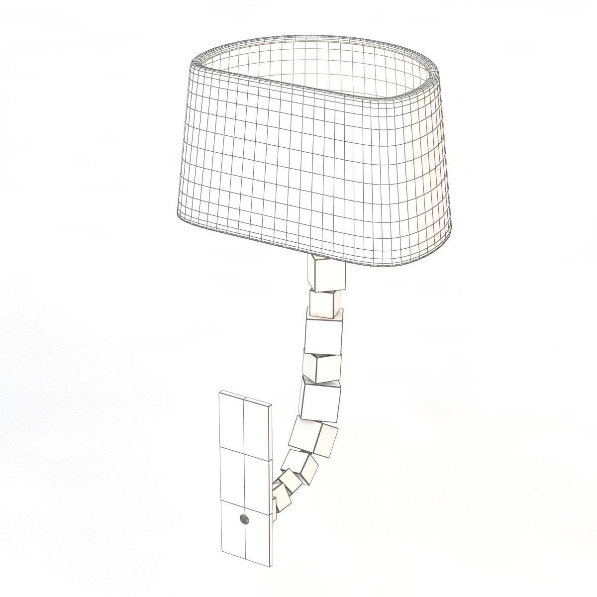 TWL27S Small Lartigue Wall Sconce 3D Model_06