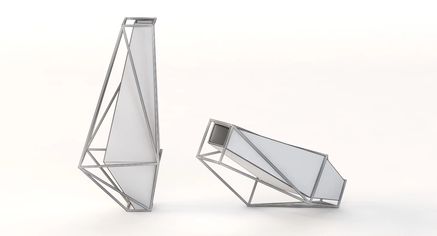 Union Suiza Vases Centerpiece Table Decoration Items 3D Model_010