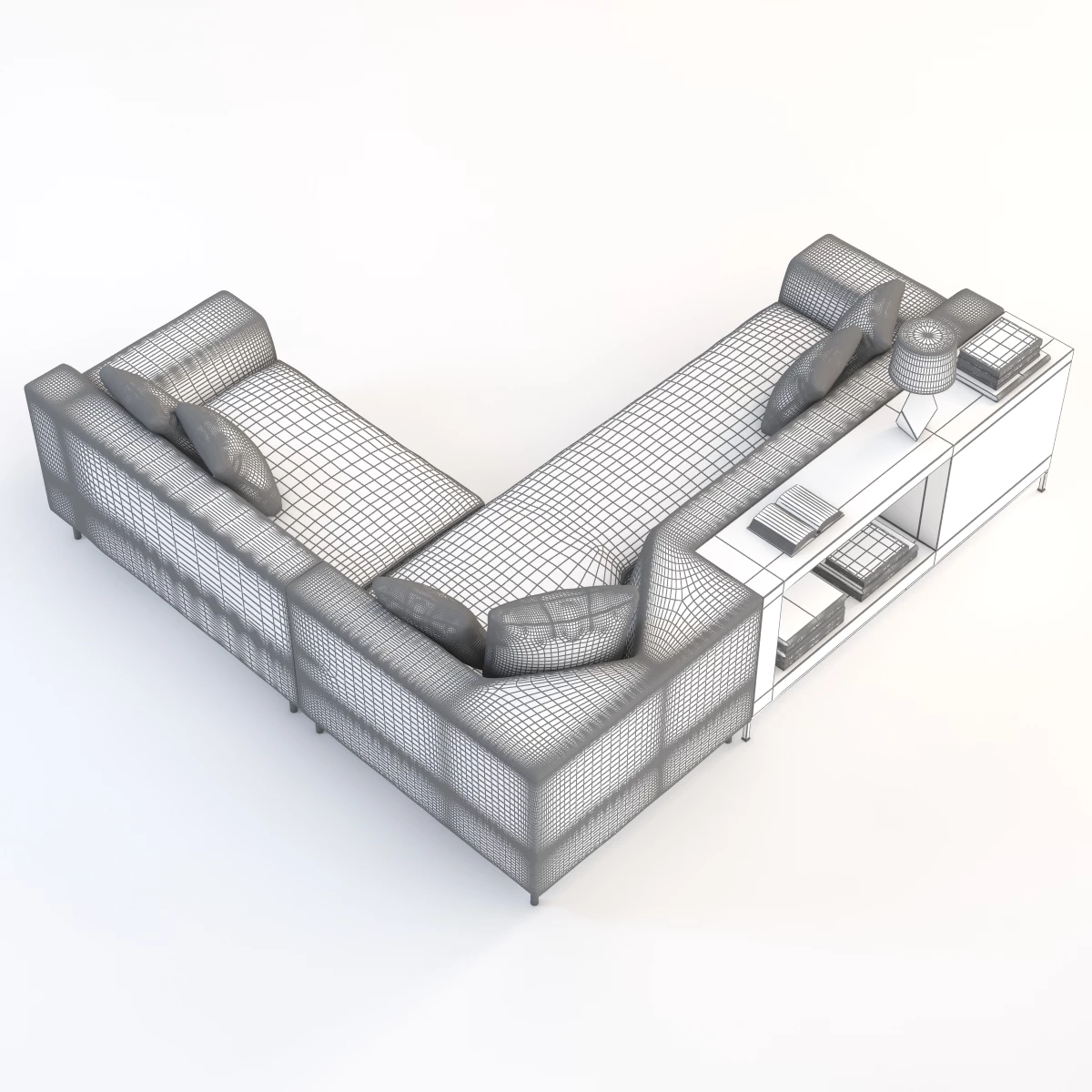Vioski Shea Sectional Sofa 3D Model_014