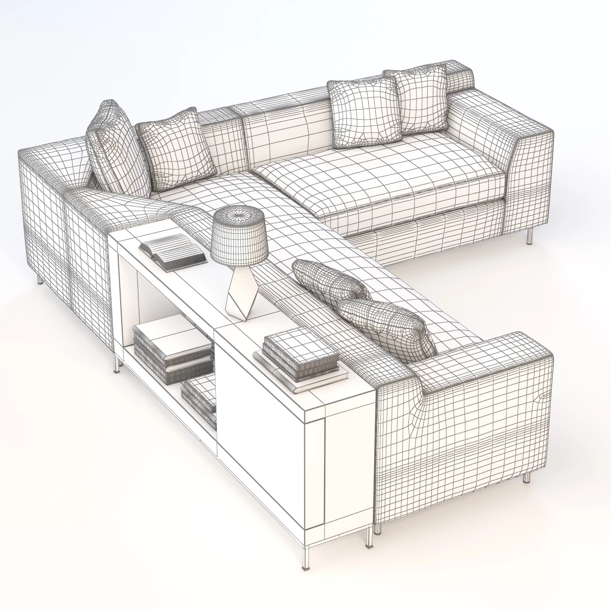 Vioski Shea Sectional Sofa 3D Model_017
