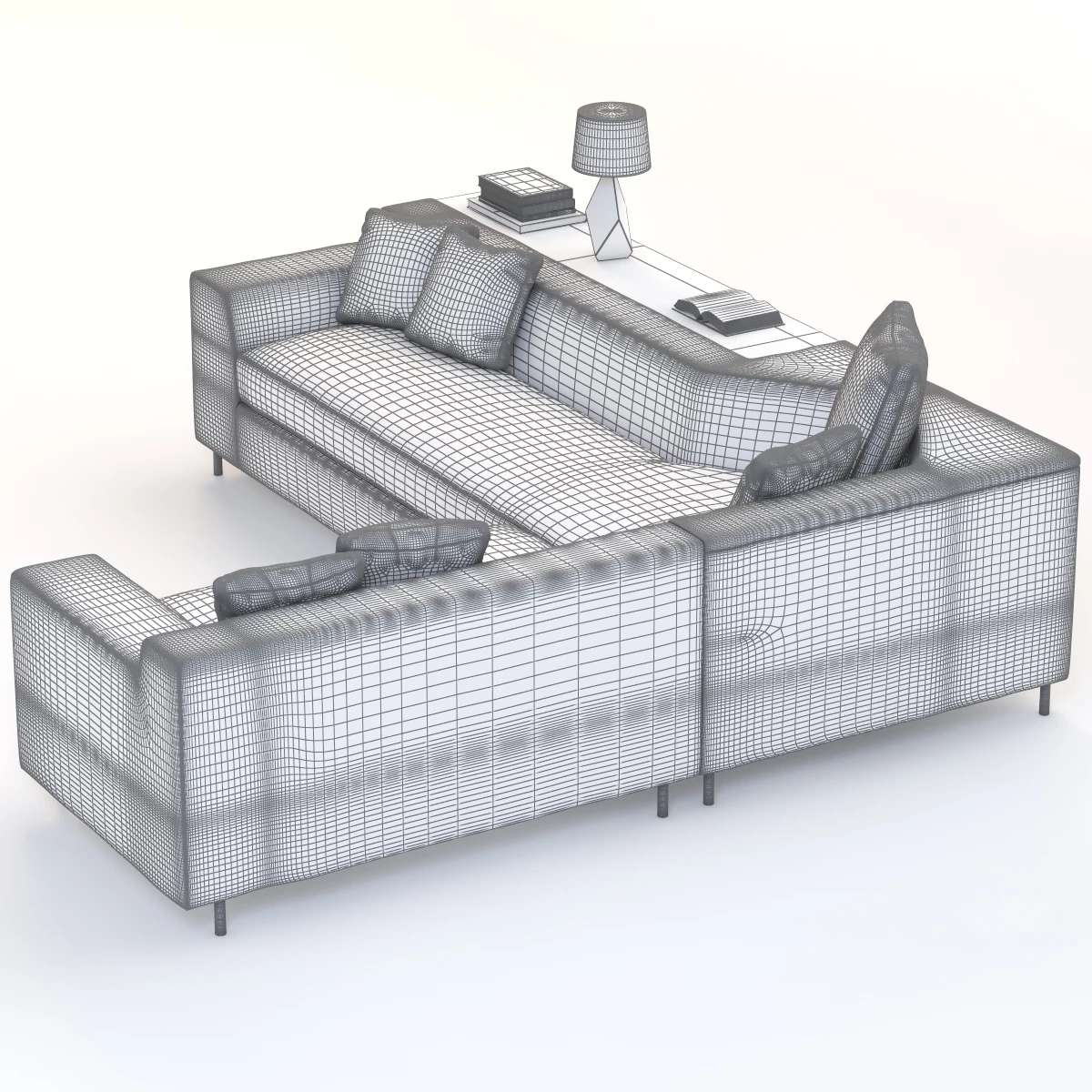 Vioski Shea Sectional Sofa 3D Model_012