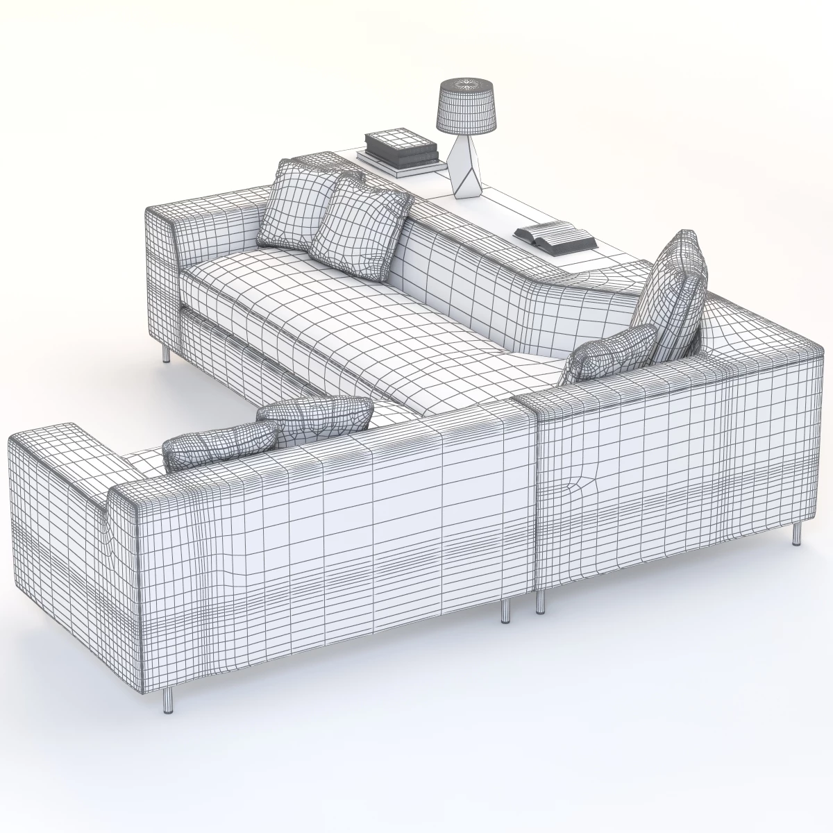 Vioski Shea Sectional Sofa 3D Model_013