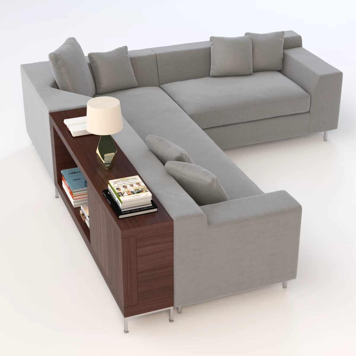 Vioski Shea Sectional Sofa 3D Model_01