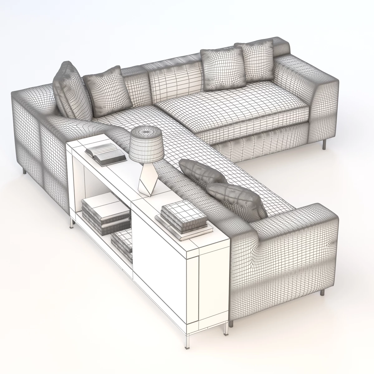 Vioski Shea Sectional Sofa 3D Model_016