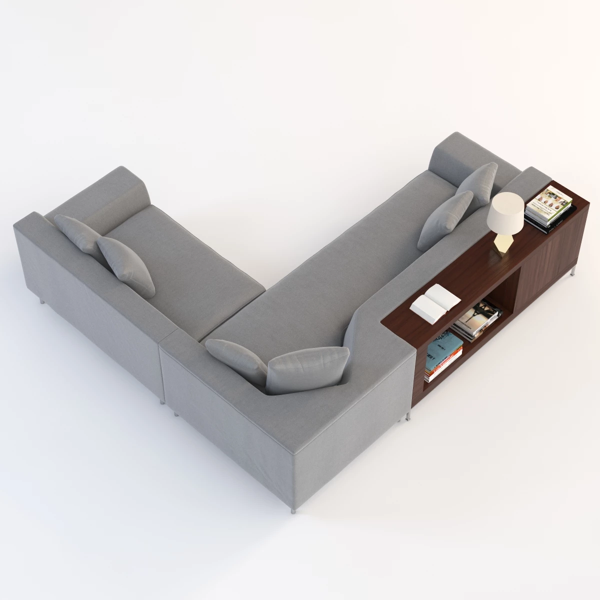 Vioski Shea Sectional Sofa 3D Model_08