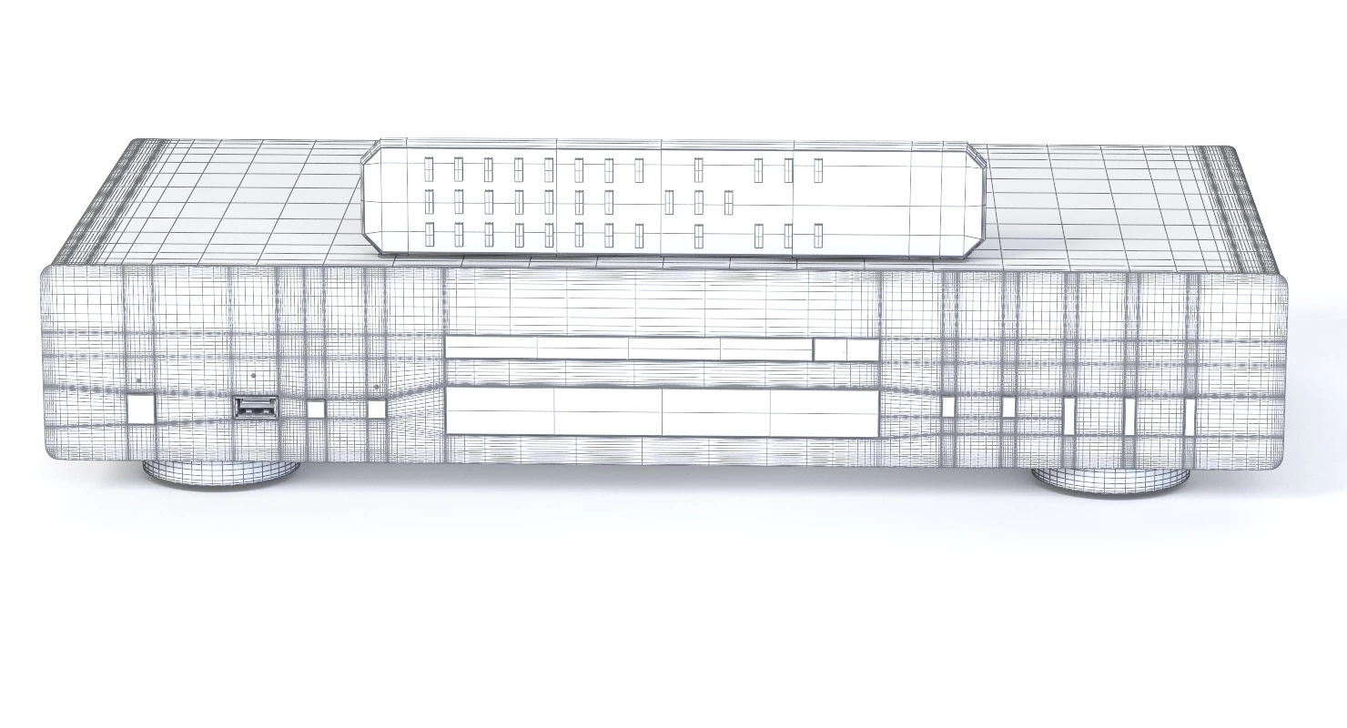 Yamaha CDS300 Cd Player 3D Model_03