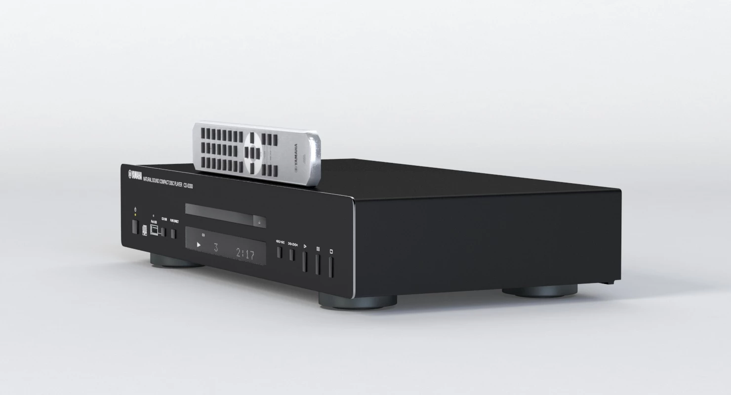 Yamaha CDS300 Cd Player 3D Model_011