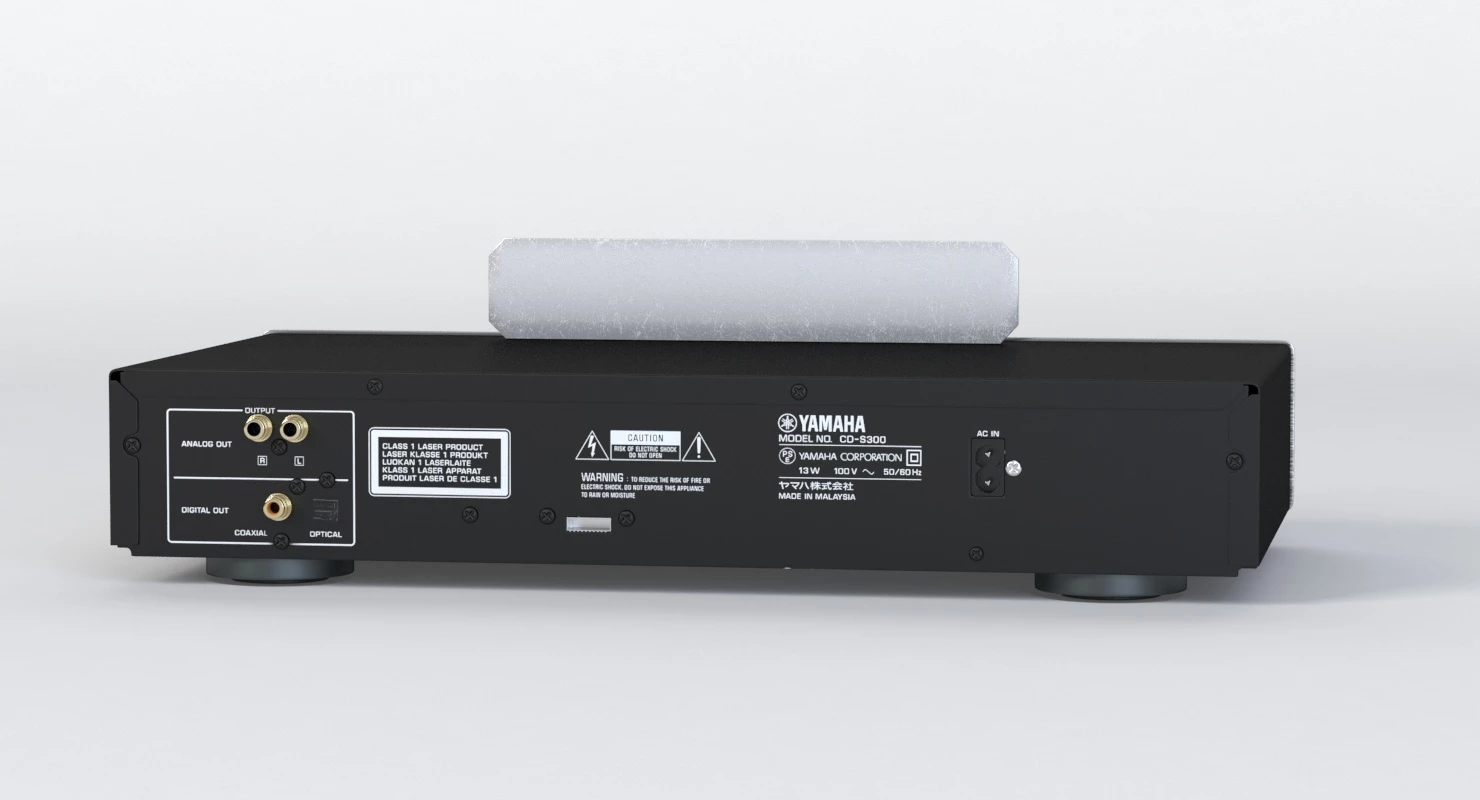 Yamaha CDS300 Cd Player 3D Model_09