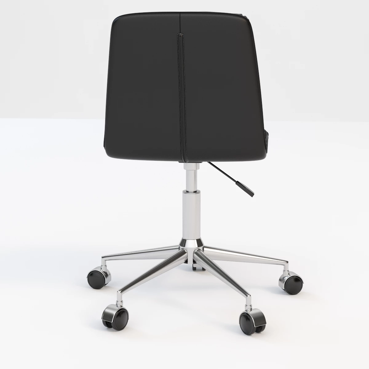 Zuo Admire Armless Office Chair 3D Model_08