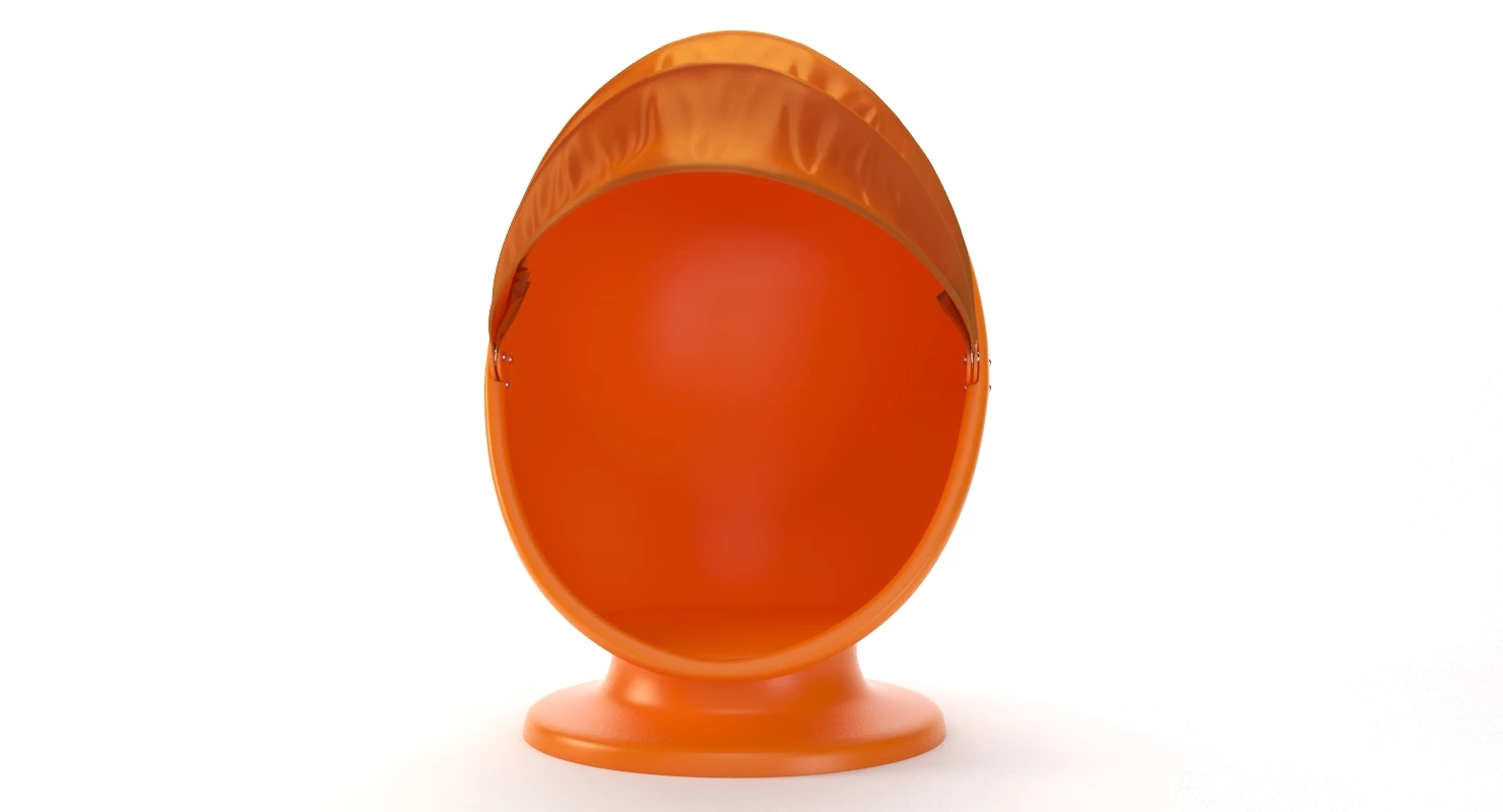 Ikea Ps Lomsk Swivel Hoody Canopy Armchair 3D Model_014