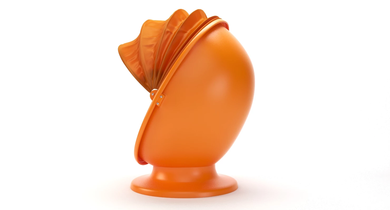 Ikea Ps Lomsk Swivel Hoody Canopy Armchair 3D Model_012