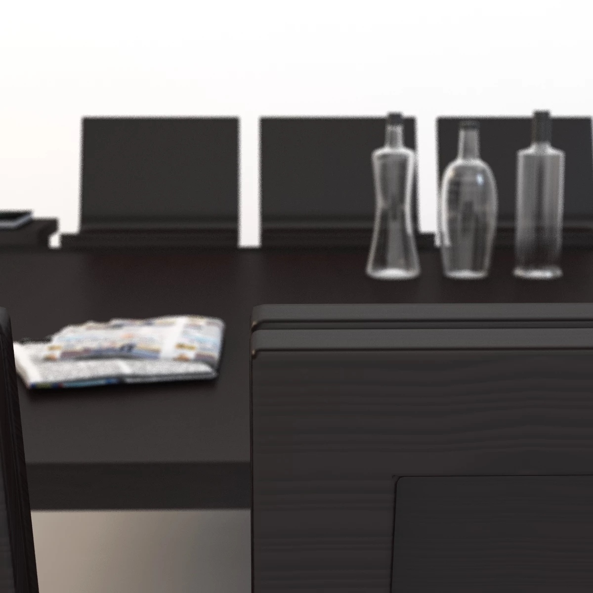 Trienal Three Seater Bench With Table 3D Model_010