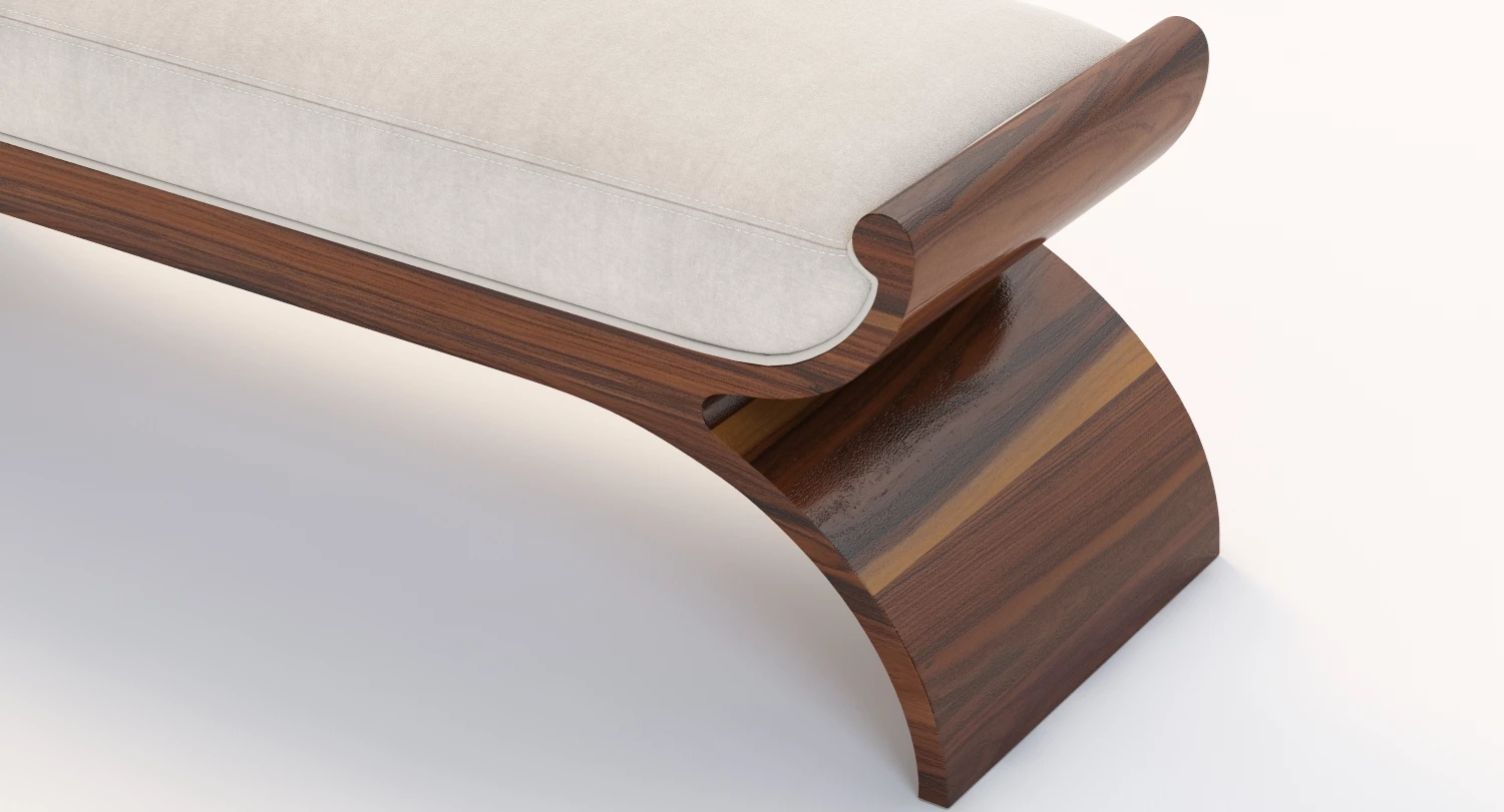 Bolier Modern Luxury Biedermeier Stool 92014 3D Model_012