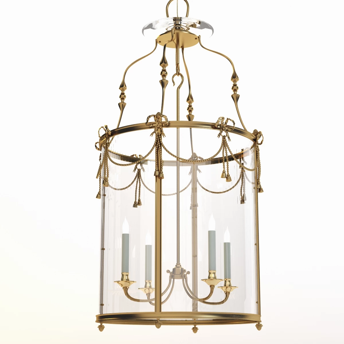 Classic Chandelier 2 3D Model_01