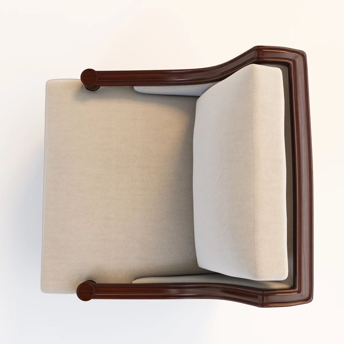 Baker Signature Lounge Chair 3D Model_09