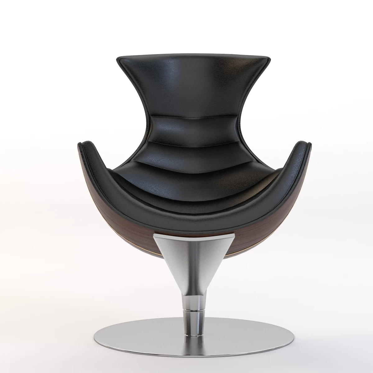 Eames Lobster Lounge Chair 3D Model_010