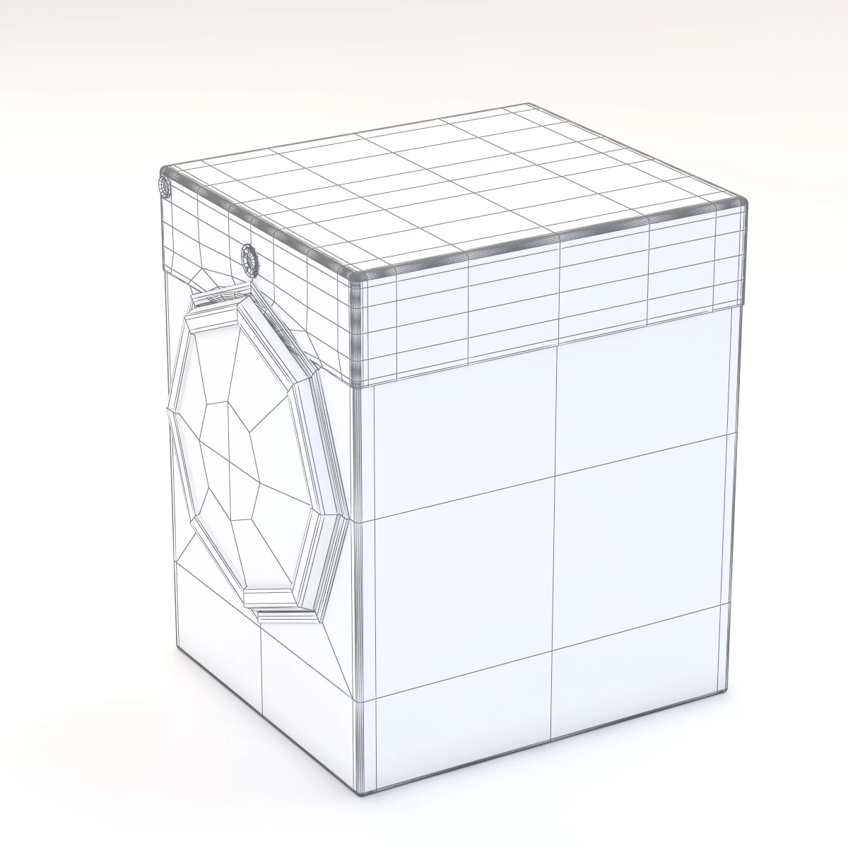 Electric Dryer Machine 3D Model_09