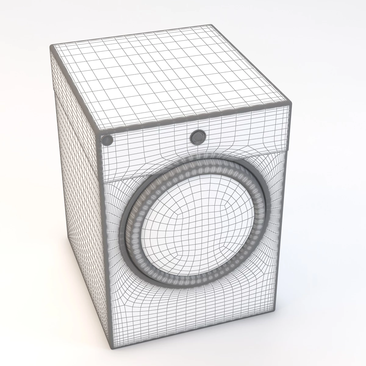 Electric Dryer Machine 3D Model_010