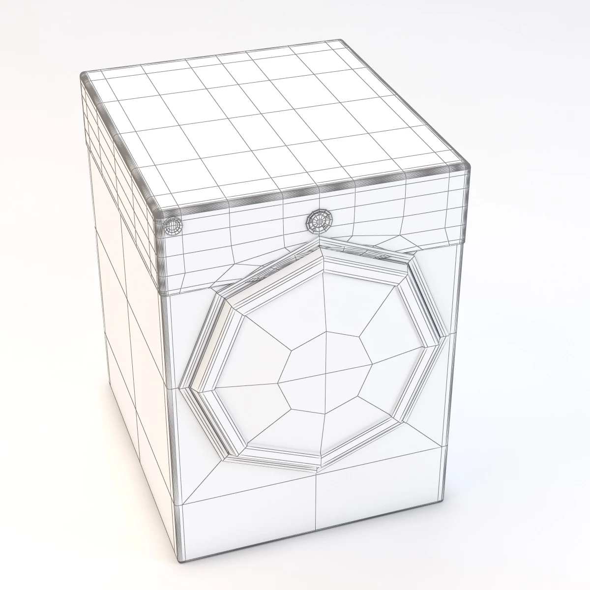 Electric Dryer Machine 3D Model_011