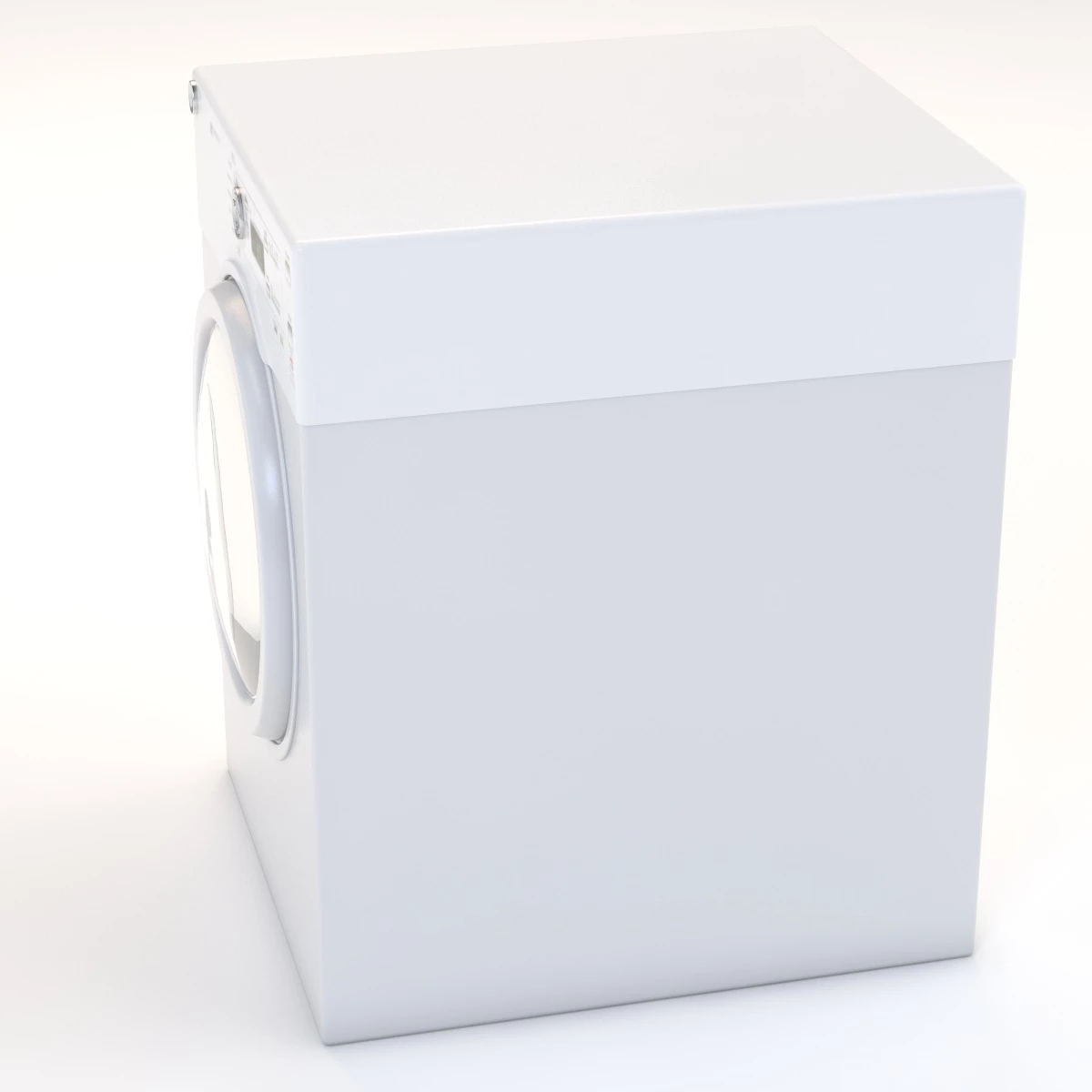 Electric Dryer Machine 3D Model_03