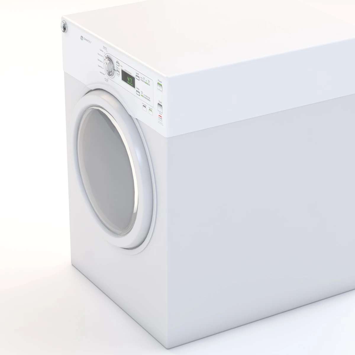 Electric Dryer Machine 3D Model_05