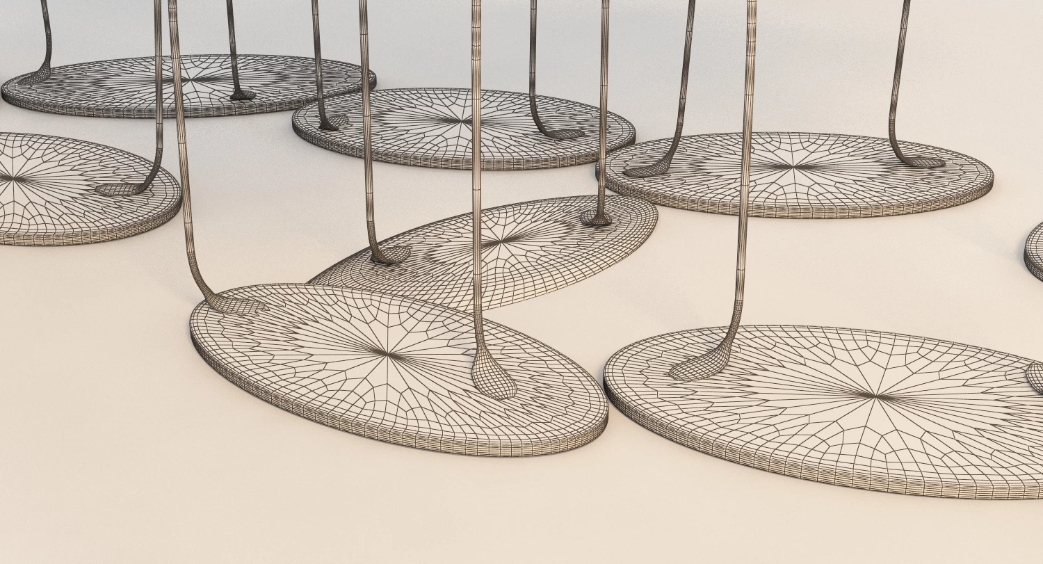 Fillo Long Table 3D Model_09