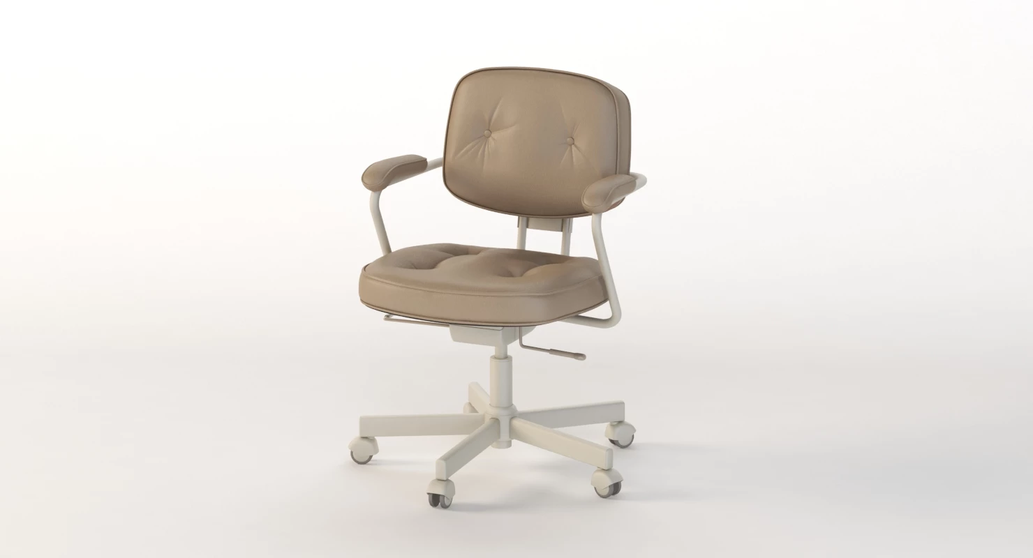 Ikea Alefjall Swivel Chair 3D Model_09