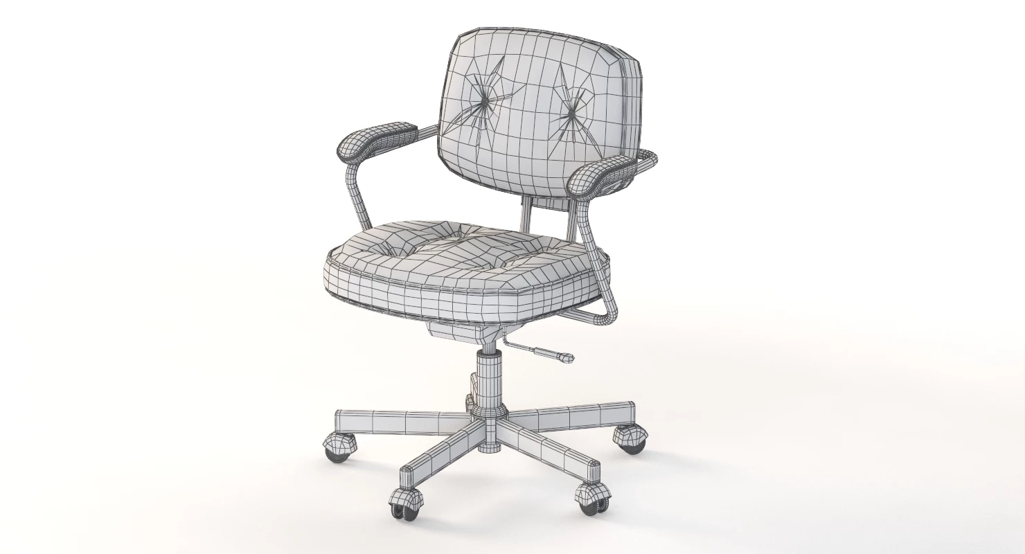 Ikea Alefjall Swivel Chair 3D Model_010