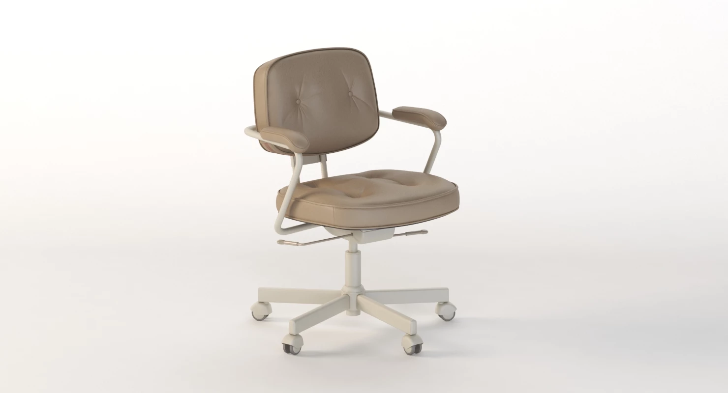 Ikea Alefjall Swivel Chair 3D Model_04