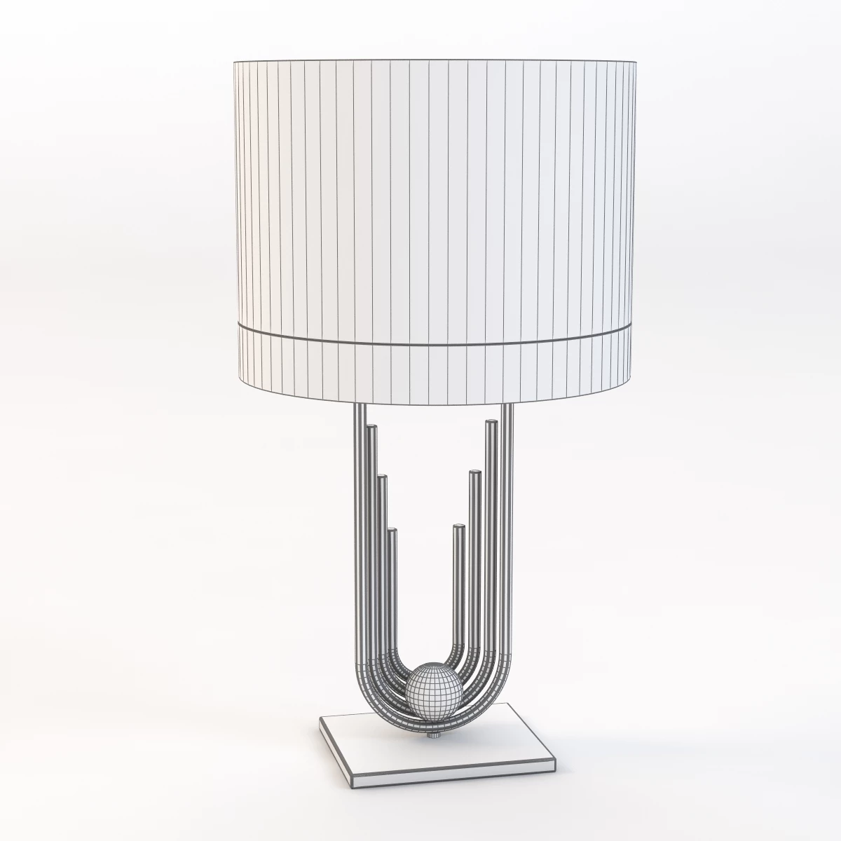 Wings Table Lamp Losh Design 3D Model_09