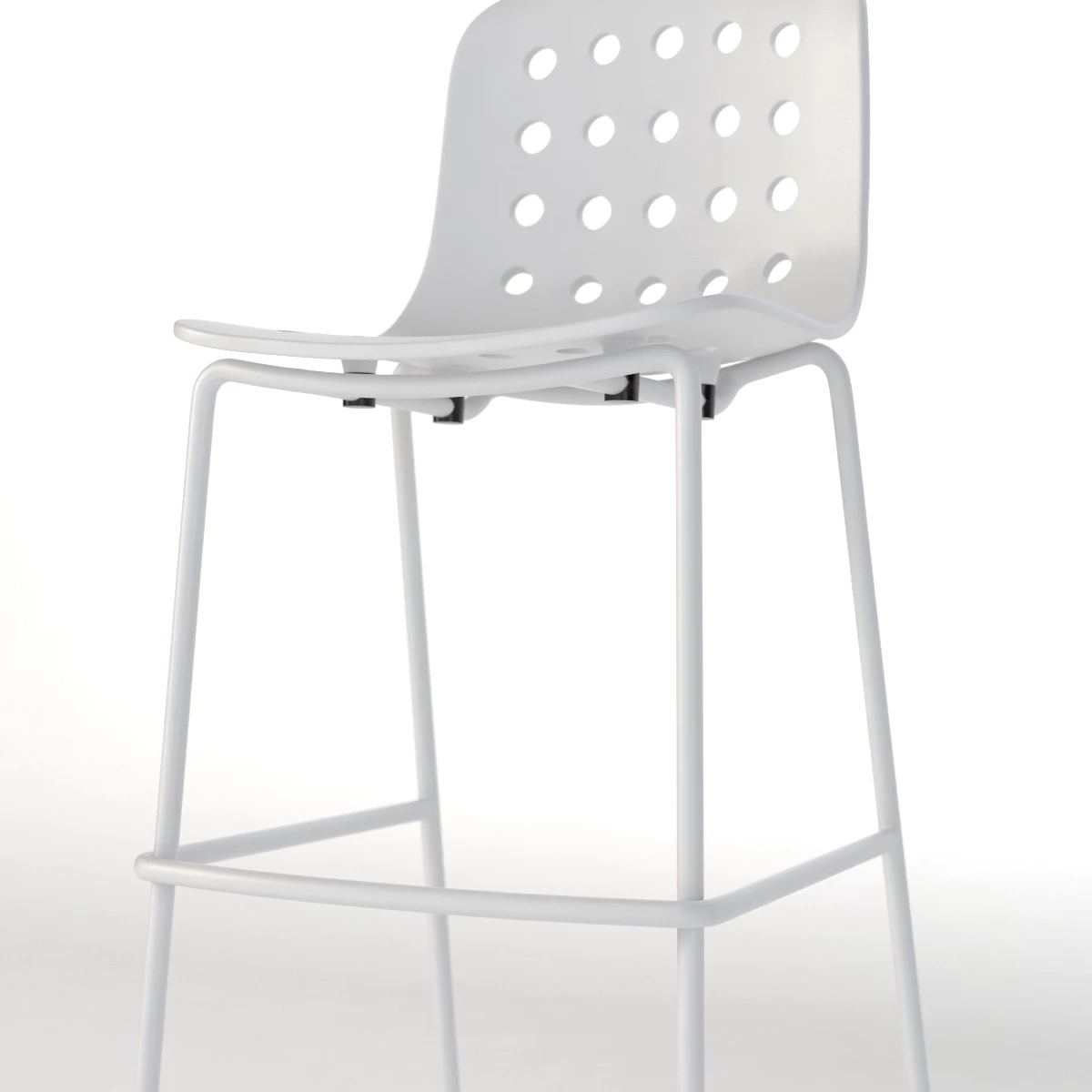 Kubikoff Holi Plastic Chair by Simone Viola 3D Model_09