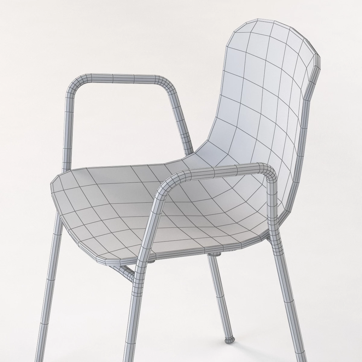 Kubikoff Holi Stackable Chair by Simone Viola 3D Model_014