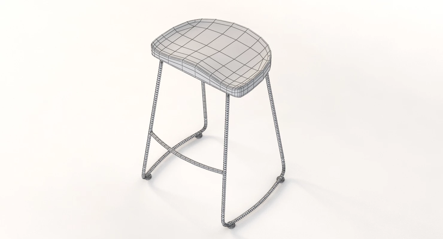 Mocka Legna Bar Stool 3D Model_011