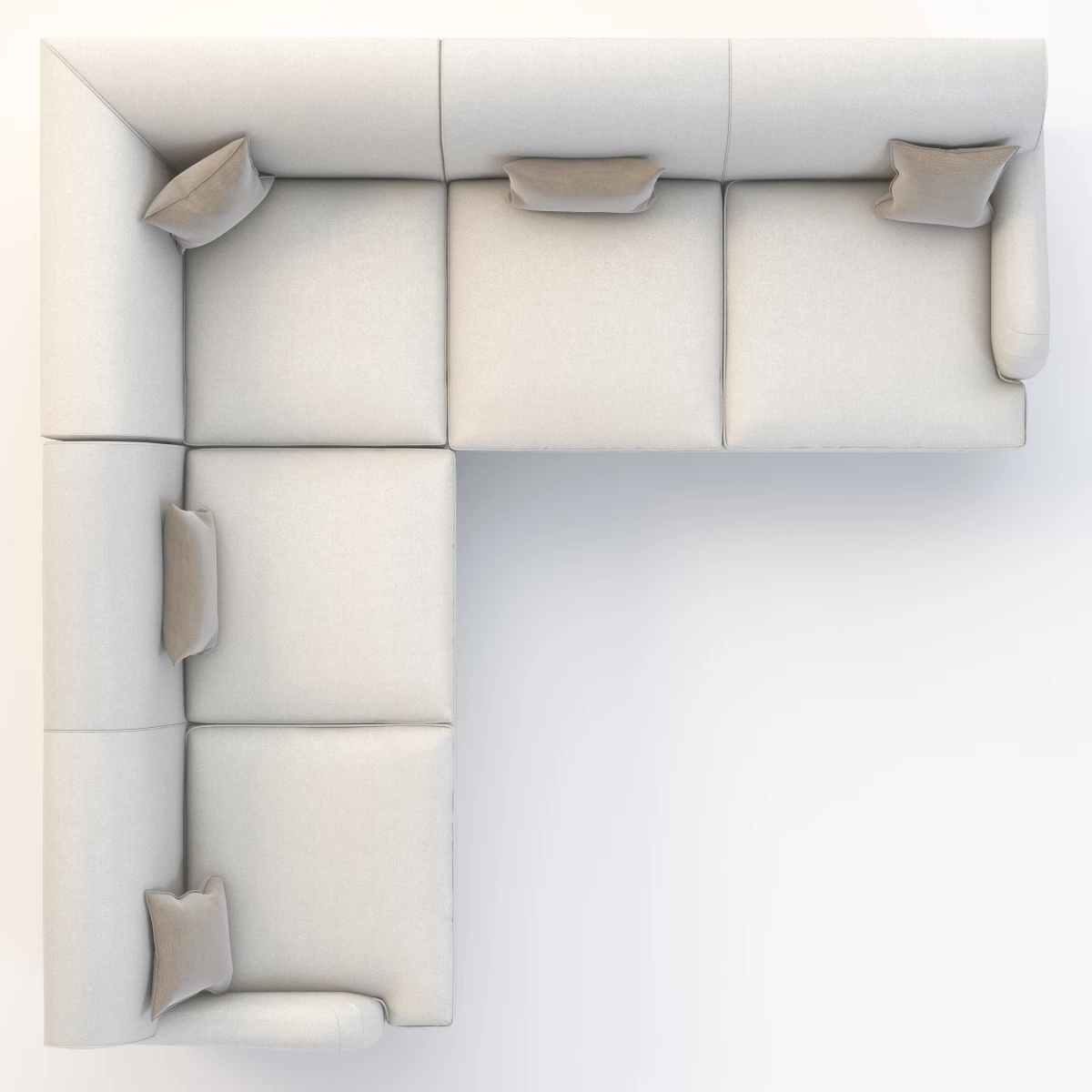 Joybird Robin Sectional Corner Sofa 3D Model_09