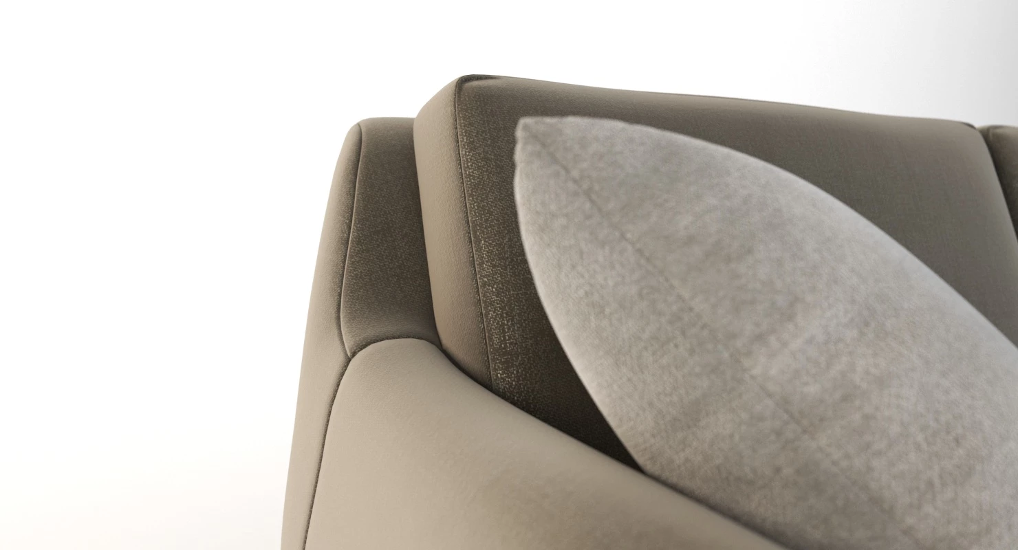 Joybird Calhoun Sectional Sofa Love Seat 3D Model_03