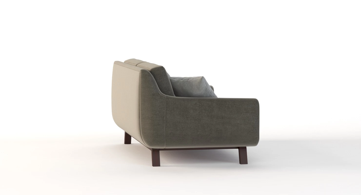 Joybird Calhoun Sectional Sofa Love Seat 3D Model_06