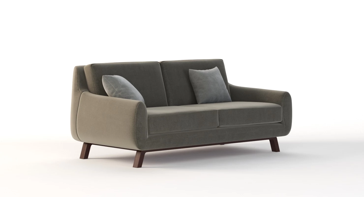 Joybird Calhoun Sectional Sofa Love Seat 3D Model_05