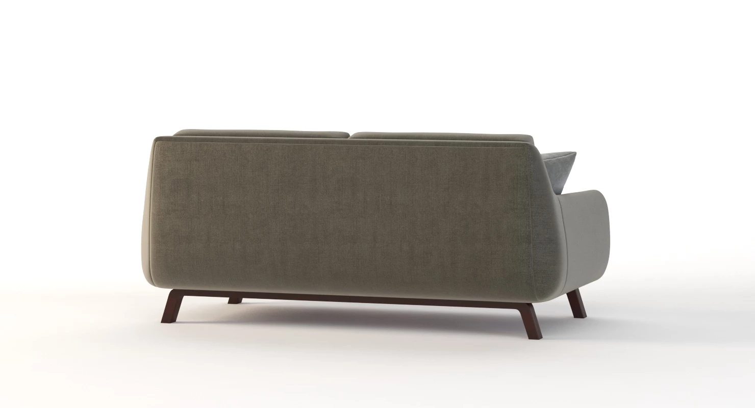 Joybird Calhoun Sectional Sofa Love Seat 3D Model_07