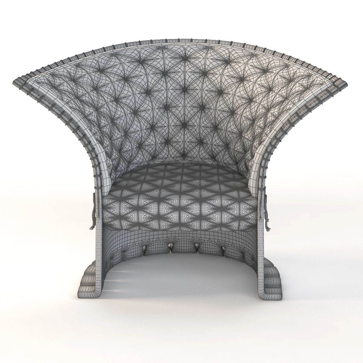357 Feltri Armchair With Low Back Cassina 3D Model_011
