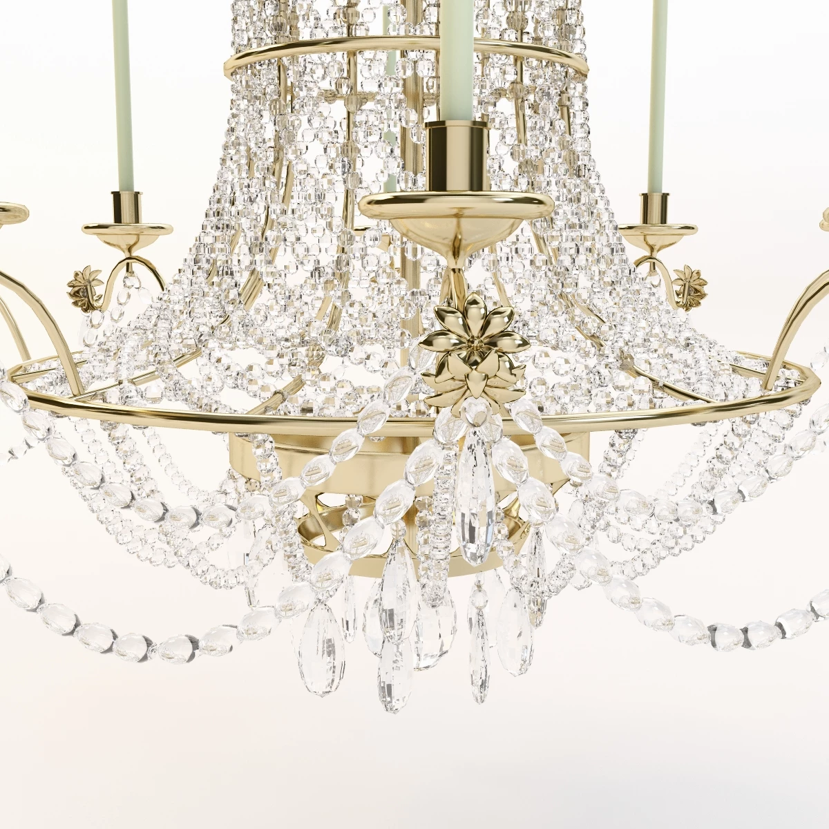Classic Chandelier 3 3D Model_07