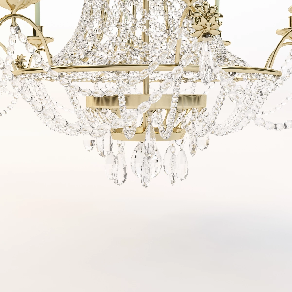 Classic Chandelier 3 3D Model_09