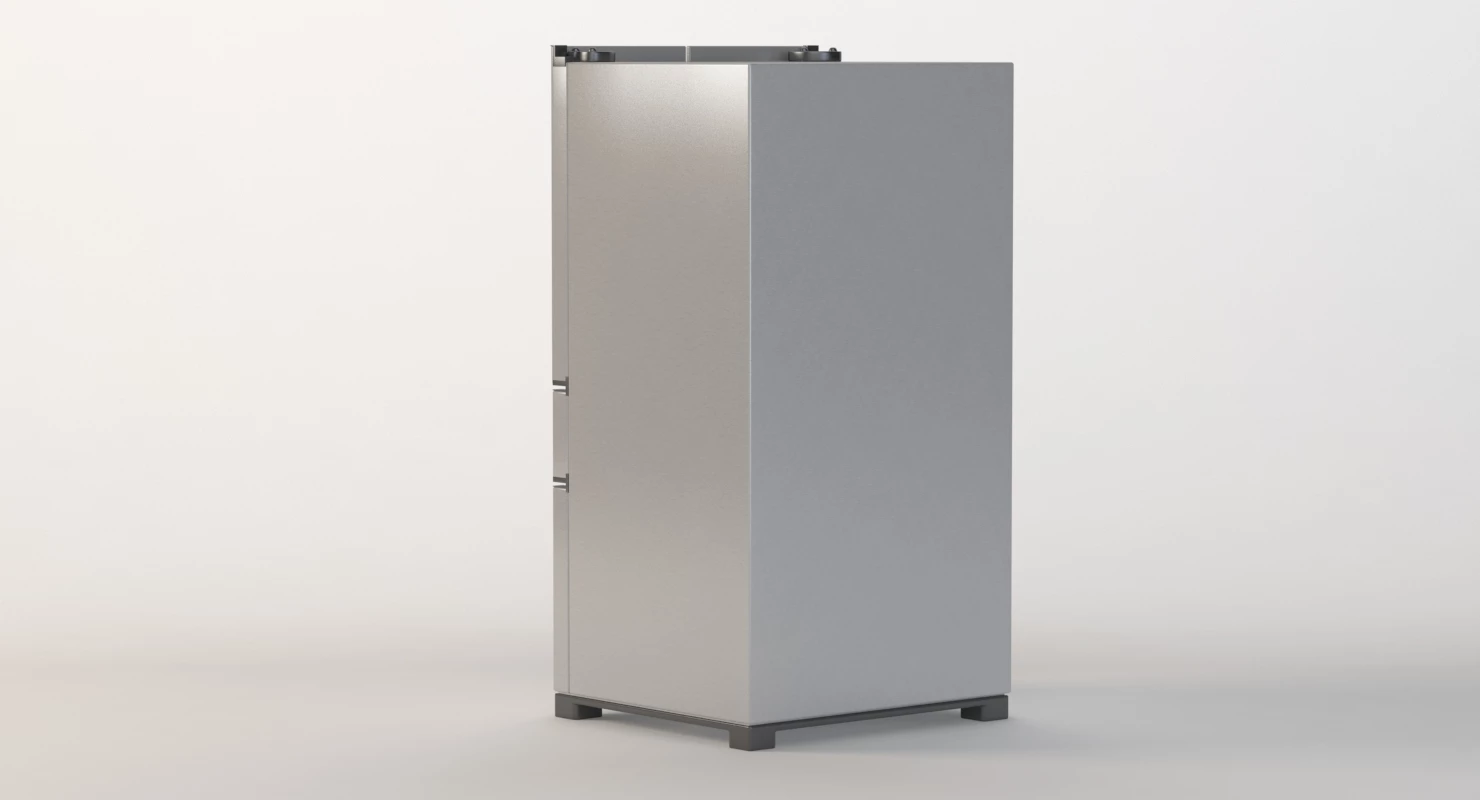 36 Inch 25 8 Cu Ft Platinum Interior Refrigerator 3D Model_07